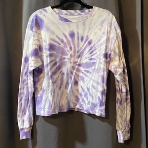 NWOT Isa & Ella Tie-Dye Crop Long Sleeve Tee